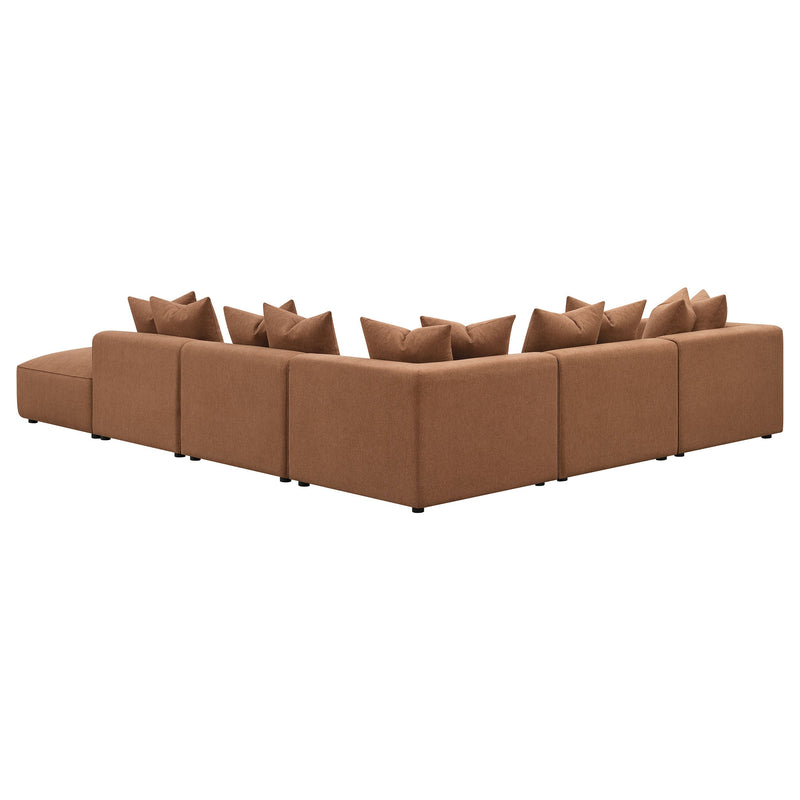 Sofá seccional modular tapizado Jennifer