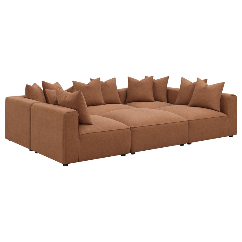 Sofá seccional modular tapizado Jennifer
