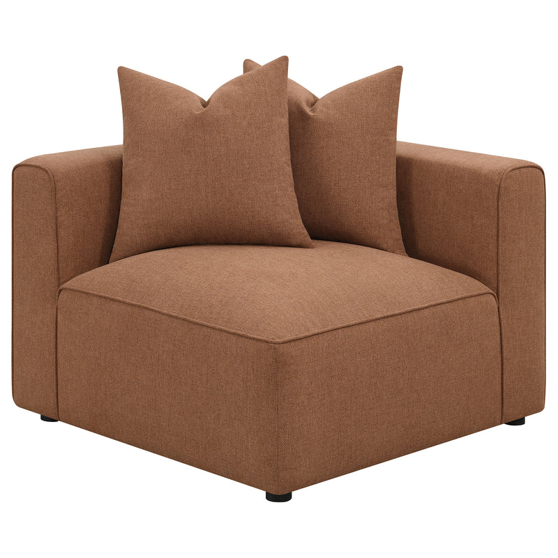 Jennifer Upholstered Corner Chair Grey