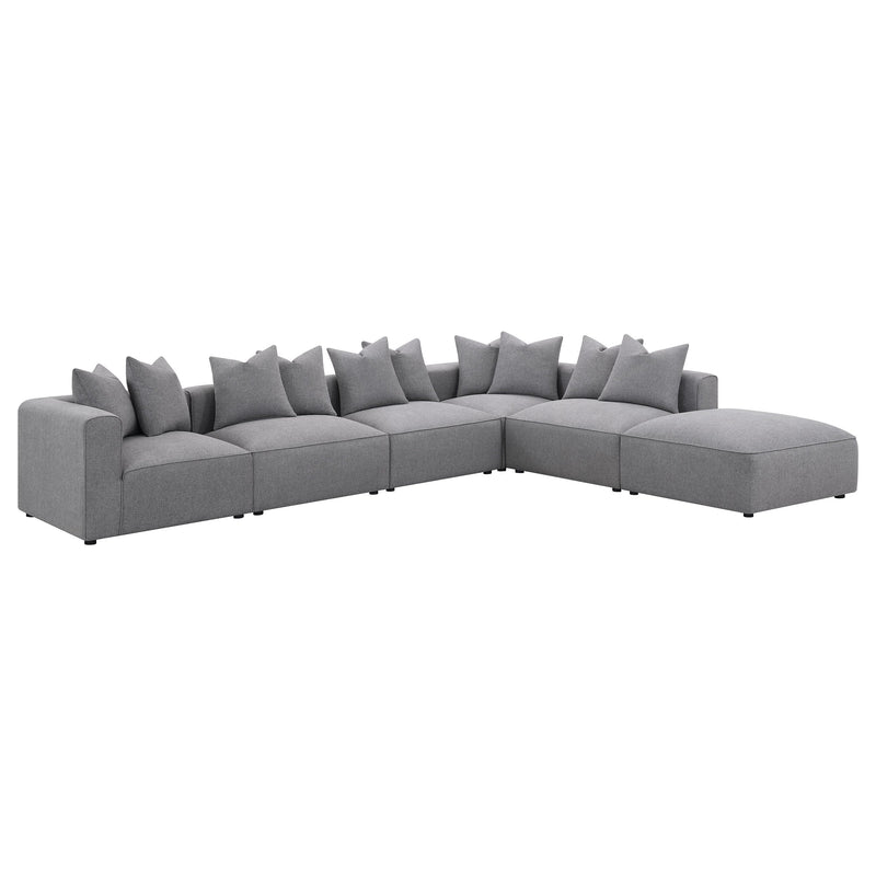 Sofá seccional modular tapizado Jennifer