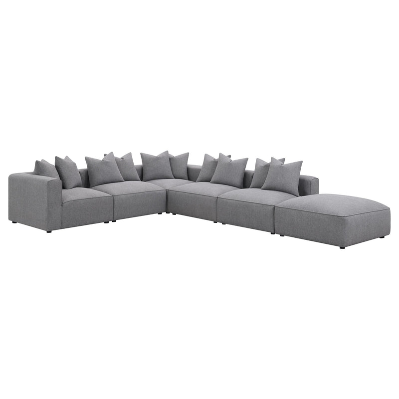 Sofá seccional modular tapizado Jennifer