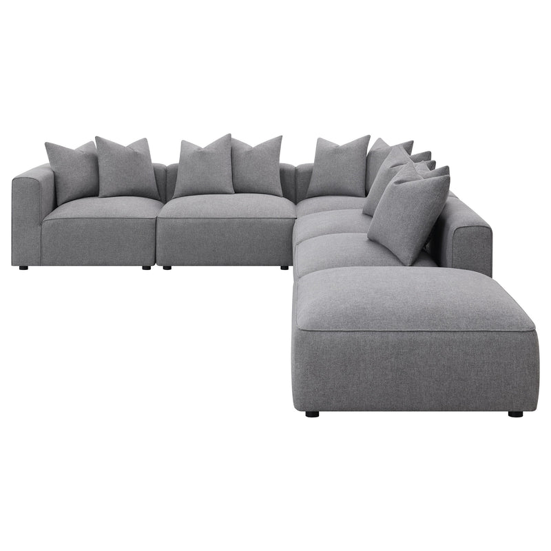 Sofá seccional modular tapizado Jennifer