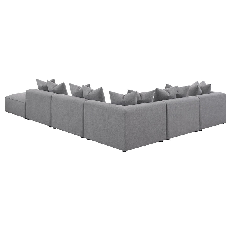 Sofá seccional modular tapizado Jennifer
