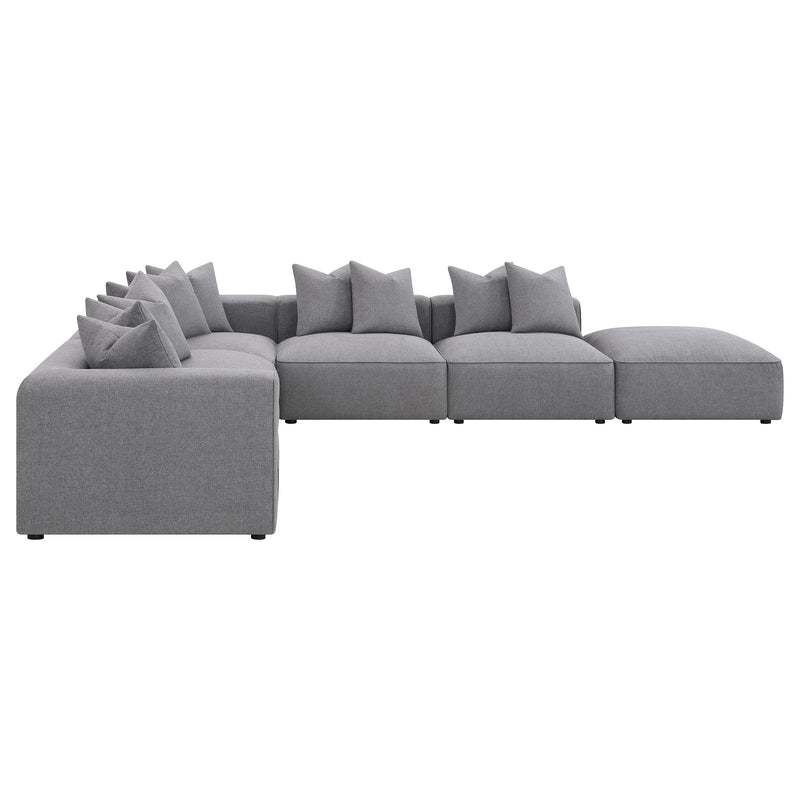 Sofá seccional modular tapizado Jennifer