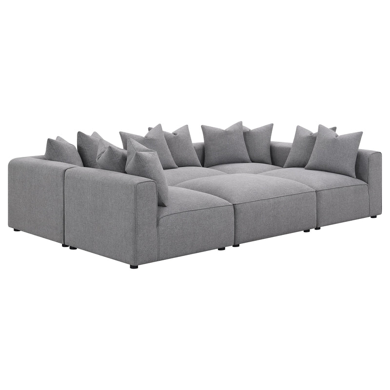 Sofá seccional modular tapizado Jennifer