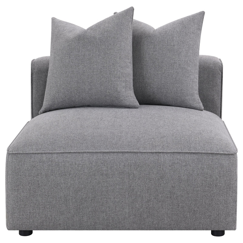 Sillón tapizado sin brazos Jennifer