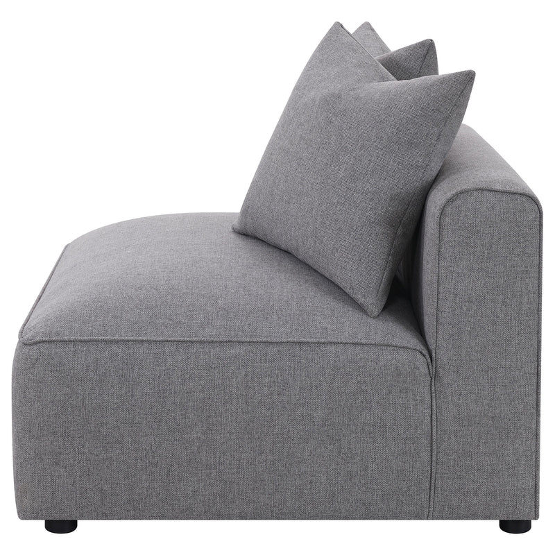 Sillón tapizado sin brazos Jennifer