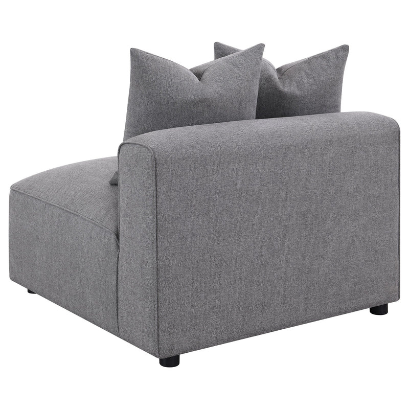 Sillón tapizado sin brazos Jennifer