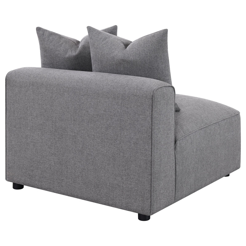 Sillón tapizado sin brazos Jennifer
