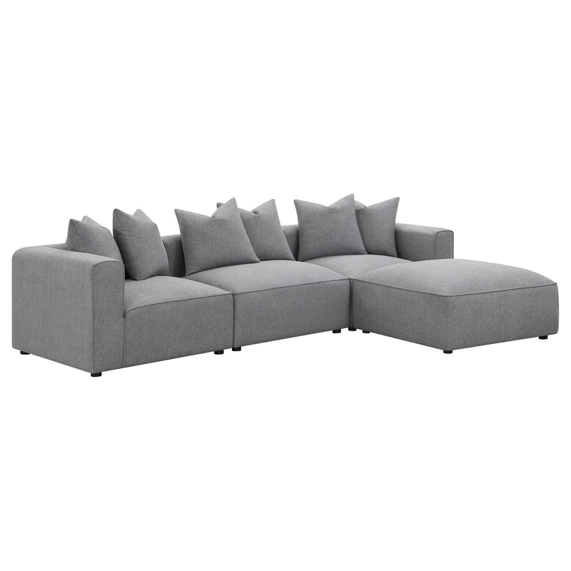 Sillón tapizado sin brazos Jennifer