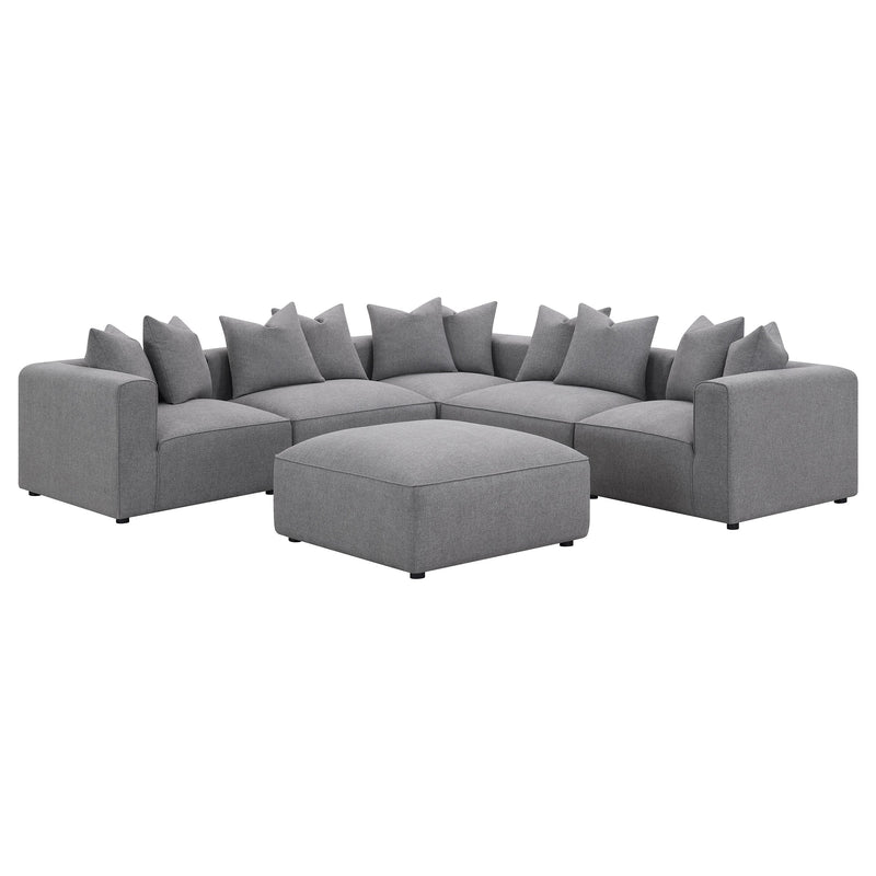 Jennifer Square Upholstered Ottoman