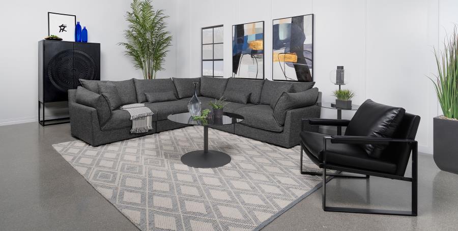 Sasha Upholstered Modular Sectional Barely