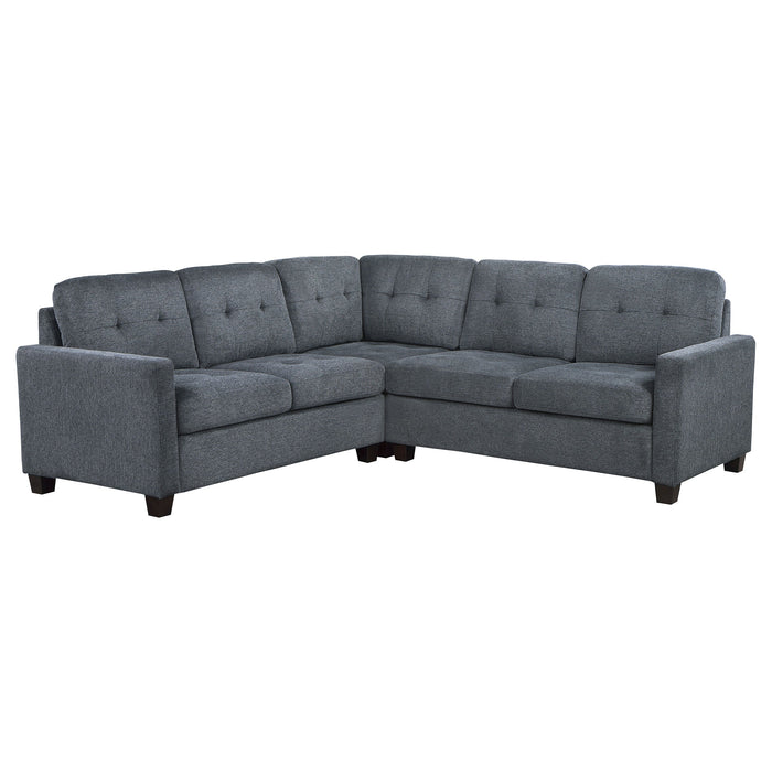 Georgina Upholstered Modular Sectional Steel
