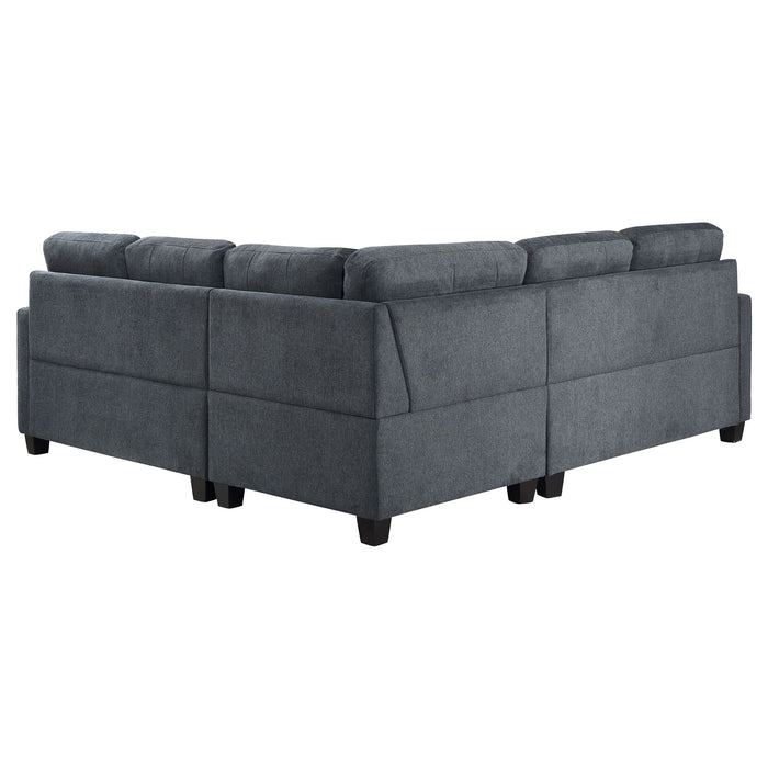 Georgina Upholstered Modular Sectional Steel