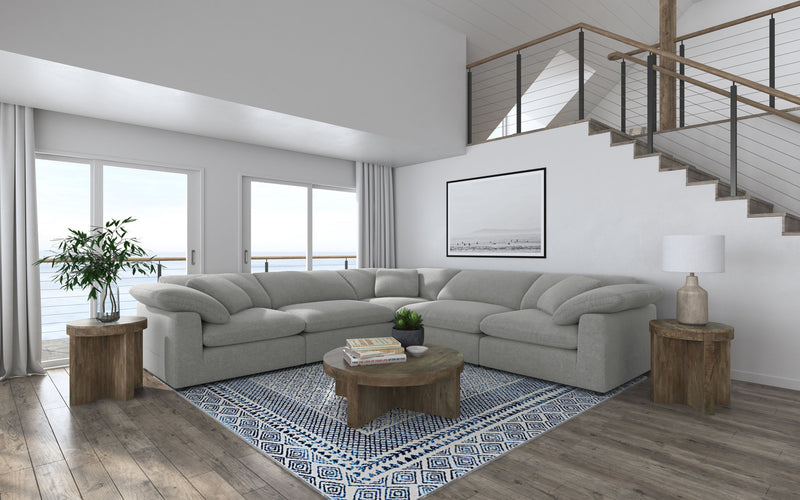 Raleigh Boucle Upholstered Modular Sectional