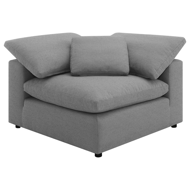 Raleigh Boucle Upholstered Corner Chair Ivory