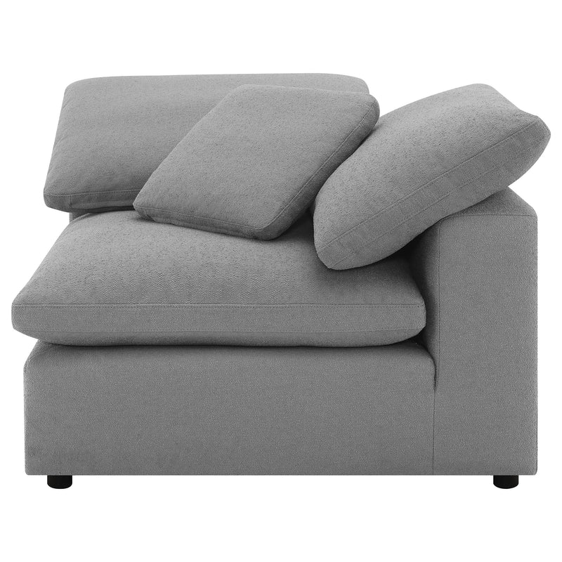 Raleigh Boucle Upholstered Corner Chair Ivory