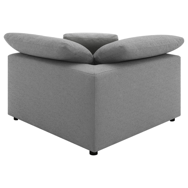 Raleigh Boucle Upholstered Corner Chair Ivory