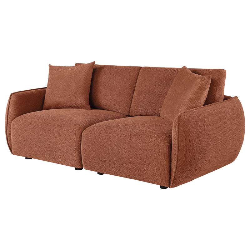 Sofá Modular Elysia Chenille Tapizado Coral