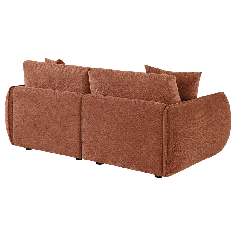 Sofá Modular Elysia Chenille Tapizado Coral
