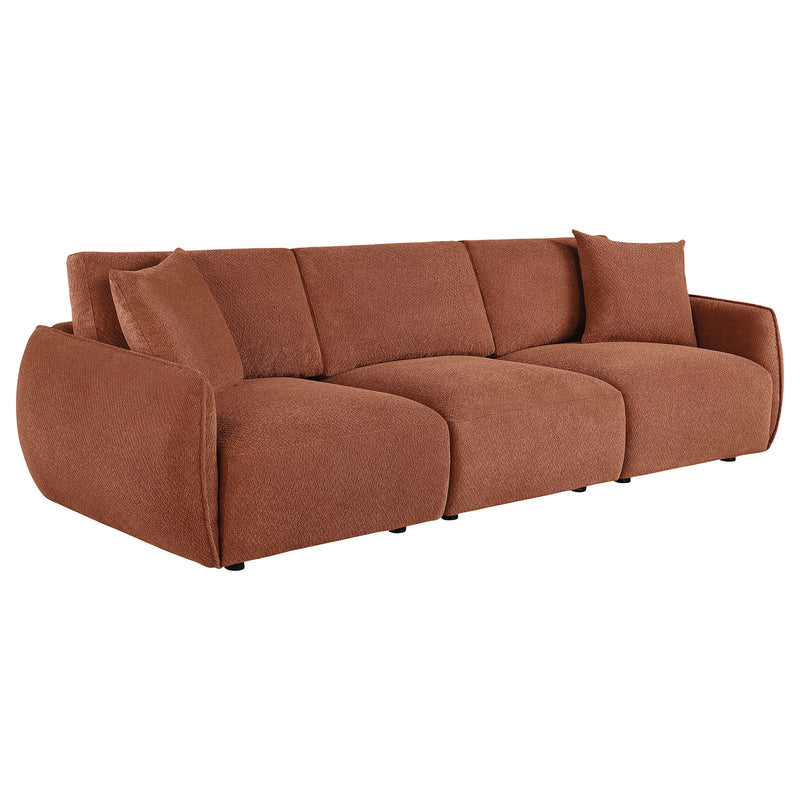 Sofá Modular Elysia Chenille Tapizado Coral