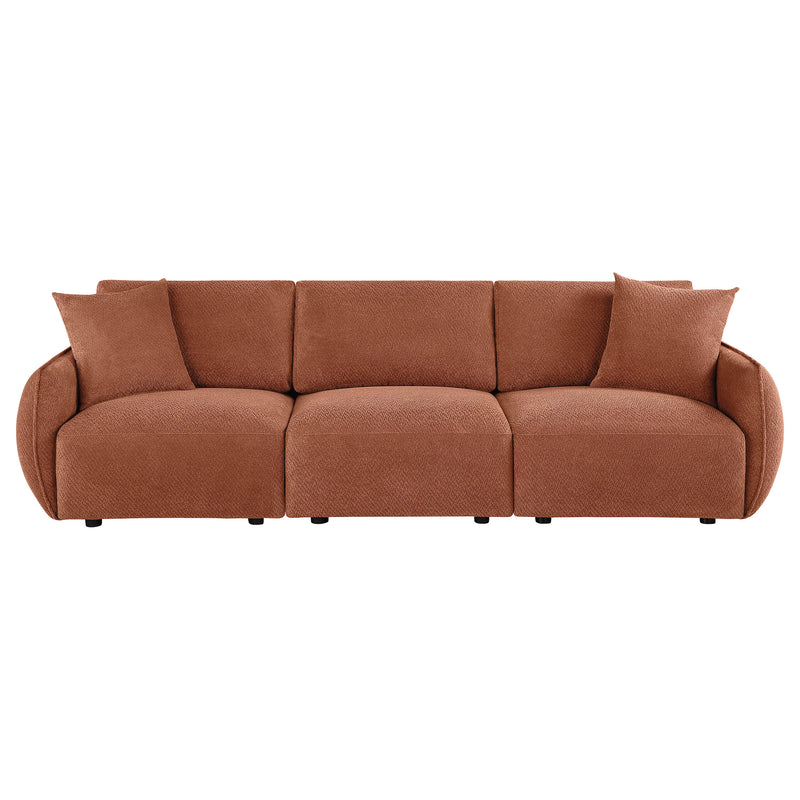 Sofá Modular Elysia Chenille Tapizado Coral