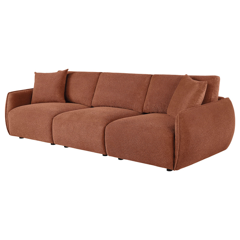 Sofá Modular Elysia Chenille Tapizado Coral