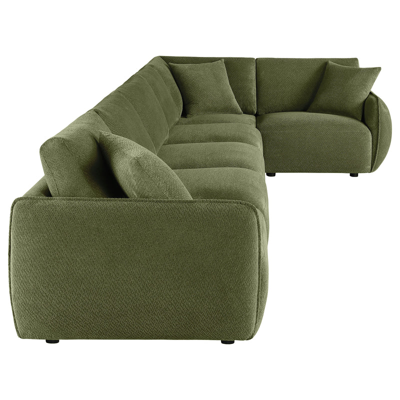 Sofá Modular Elysia Chenille Tapizado Coral