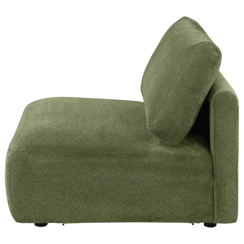 Elysia Fabric Upholstered Modular Armless Chair