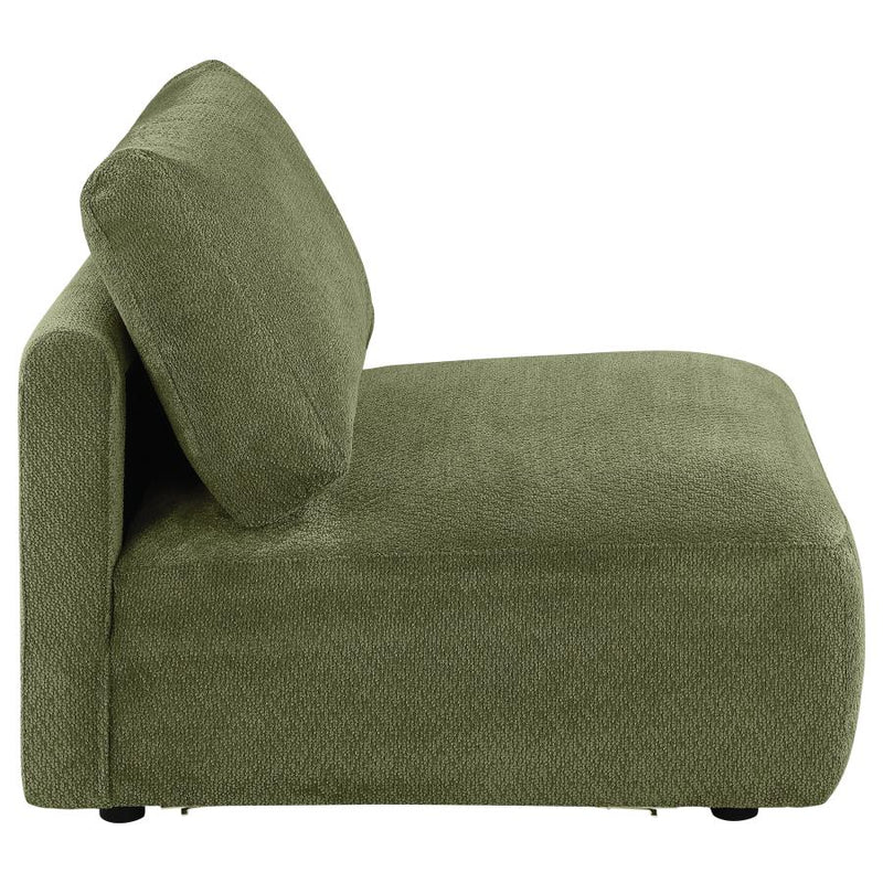 Elysia Fabric Upholstered Modular Armless Chair