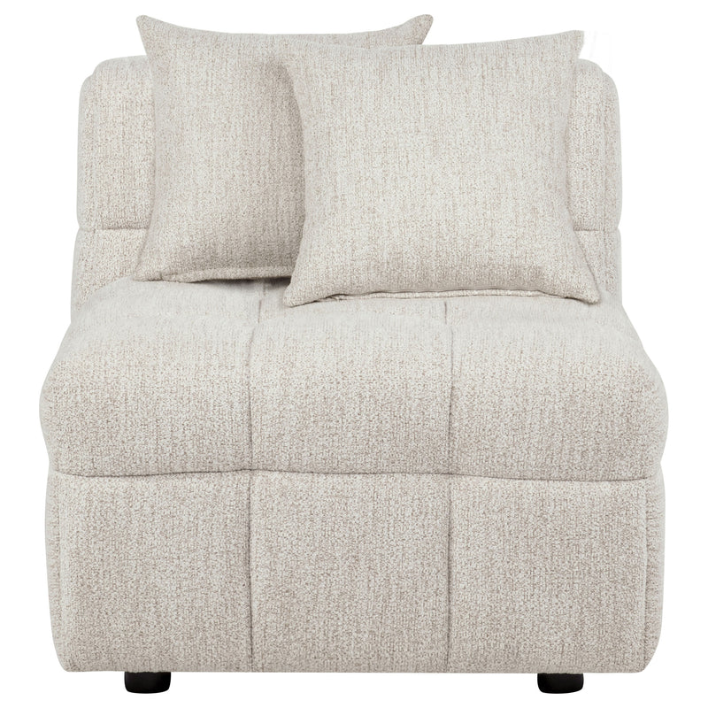 Sillón sin brazos tapizado Amara