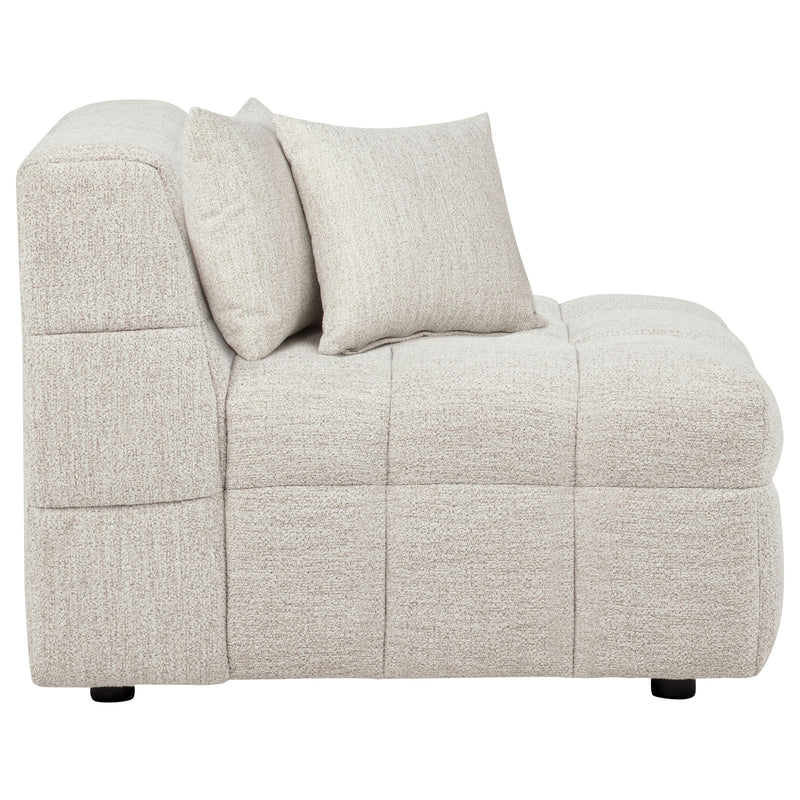 Sillón sin brazos tapizado Amara