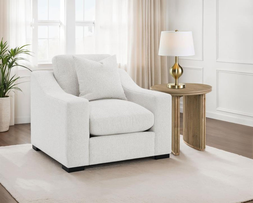 Ashlyn Upholstered Sloped Arm Accent Chair