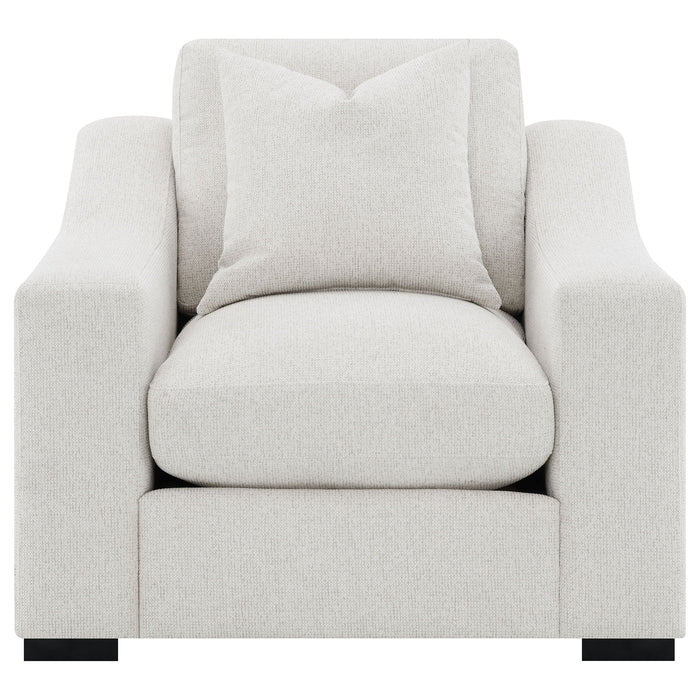 Ashlyn Upholstered Sloped Arm Accent Chair
