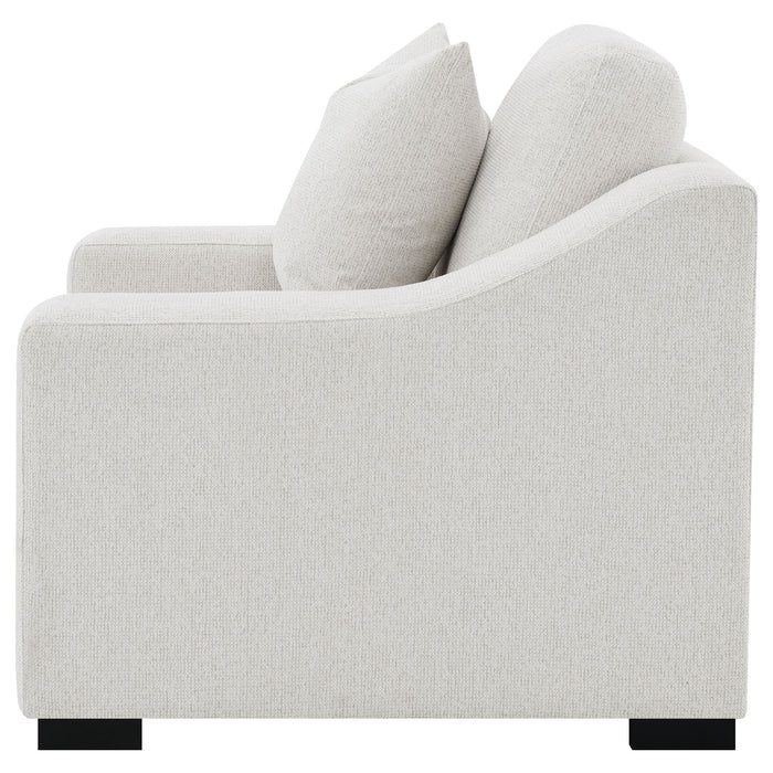 Ashlyn Upholstered Sloped Arm Accent Chair