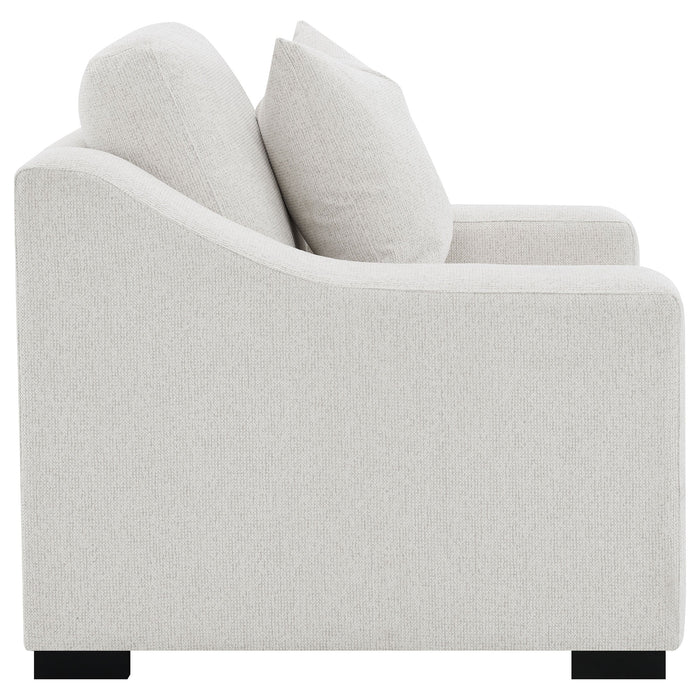 Ashlyn Upholstered Sloped Arm Accent Chair