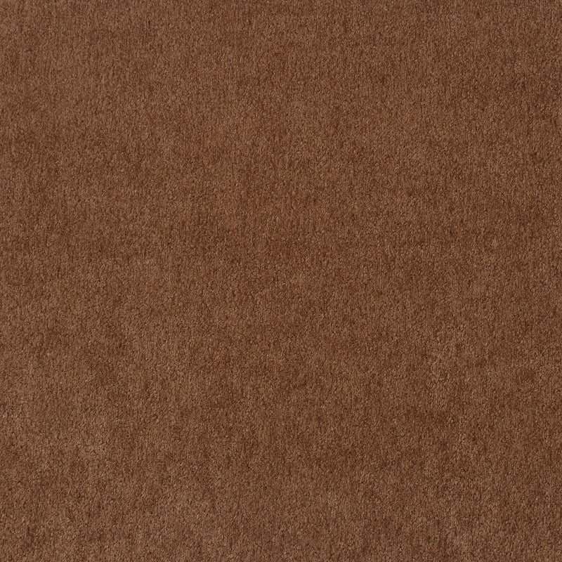 Sofá Selma de terciopelo con brazos curvos, color óxido