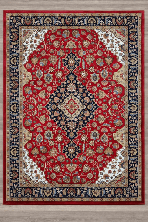 BURSA Rug Design 55332 Red 2x8 Runner (2'2x7'3")"