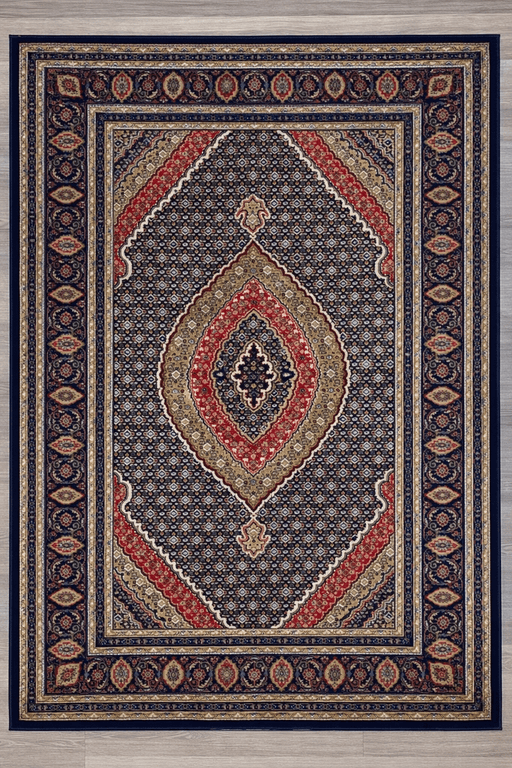 BURSA Rug Design 55333 Navy 5x8 (5'2x7'5")"