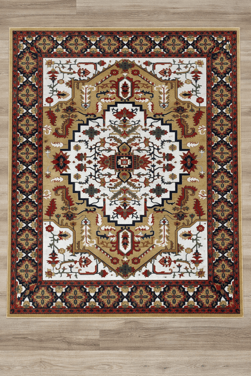 BURSA Rug Design 55334 Beige 2x8 Runner (2'2x7'3")"