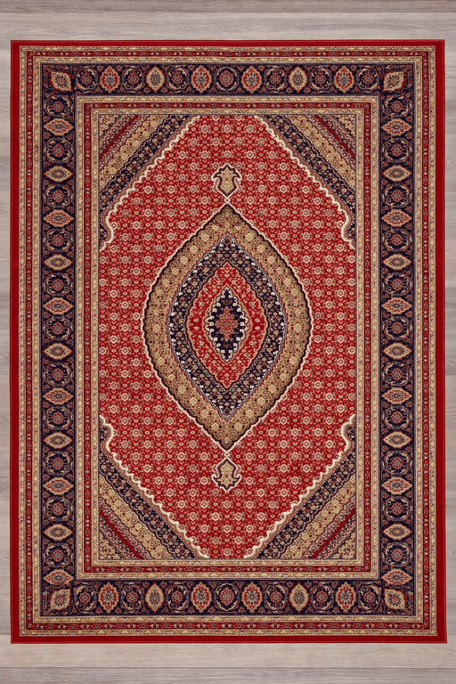 BURSA Rug Design 55336 Red 5x8 (5'2x7'5")"
