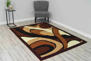 RIMA Rug DESIGN 5720 Brown 8x11 (7'8x10'8")"