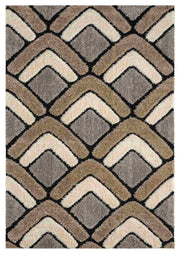 5D SHAGGY Rug Design 6414 Sand 8x11 (7'8x10'8")"
