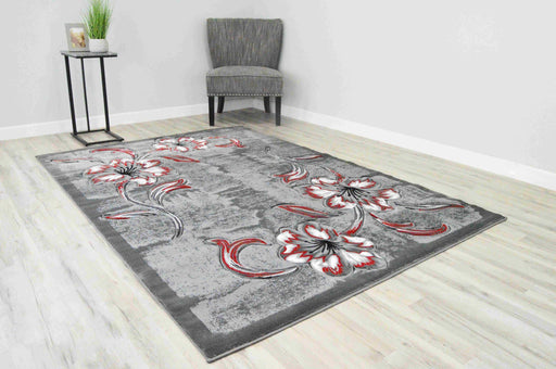 PREMIUM Rug Design 6001 Red 2x4 (2'6x3'9")"