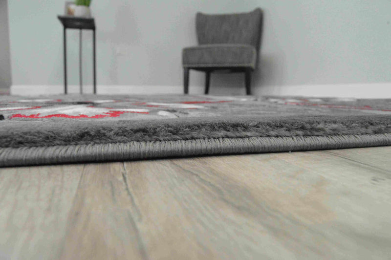 PREMIUM Rug Design 6001 Red 8x11 (7'8x10'8")"