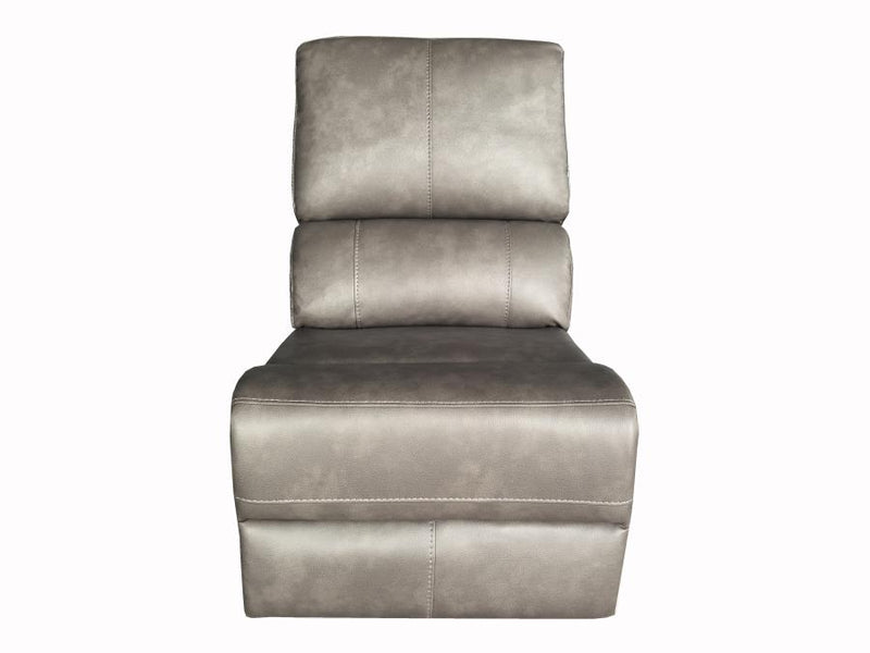 Brickston Faux Leather Modular Sectional Armless Chair