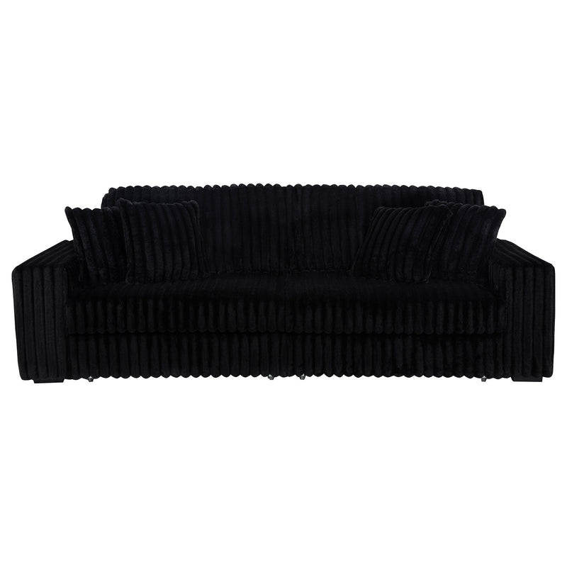 Jacana Corduroy Upholstered Dual Power Chaise Sofa