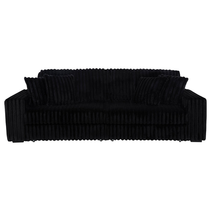 Jacana Corduroy Upholstered Dual Power Chaise Sofa