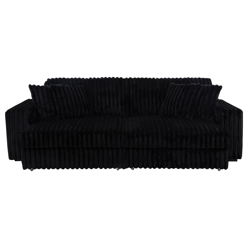 Jacana Corduroy Upholstered Dual Power Chaise Sofa