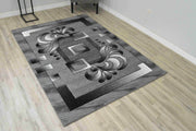 PREMIUM Rug Design 6008 Navy 5x8 (5'2x7'5")"